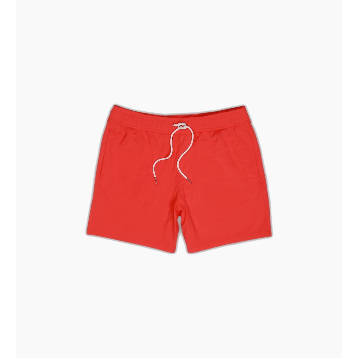 New Sea Culture Mens Riviera Swim Trunk In Coral